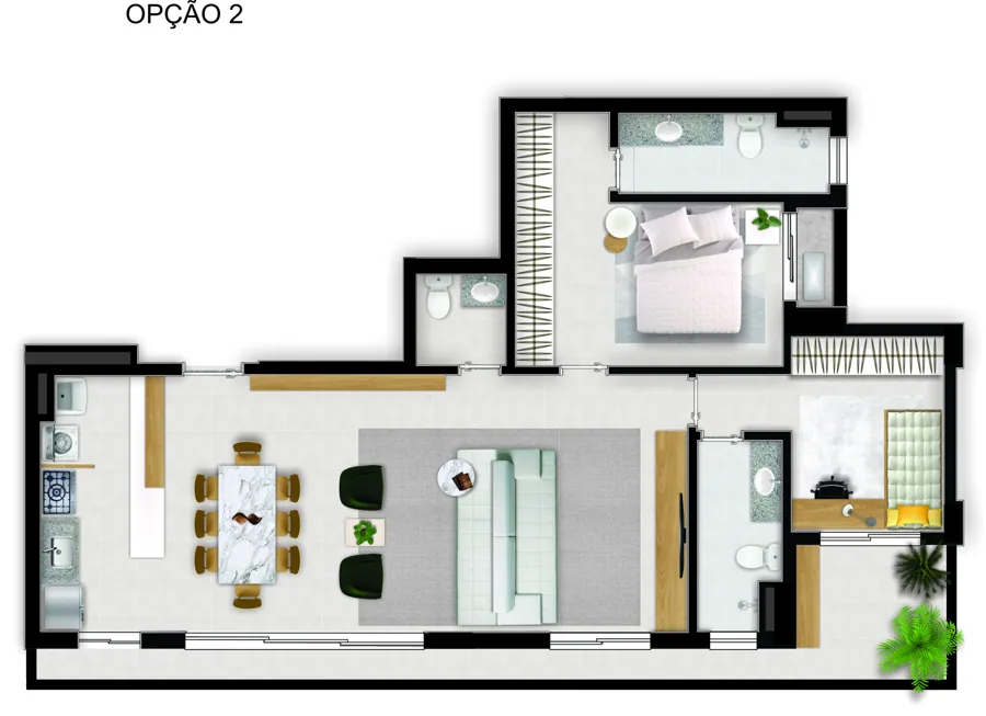 Planta do Bliss Enjoy Life: Planta