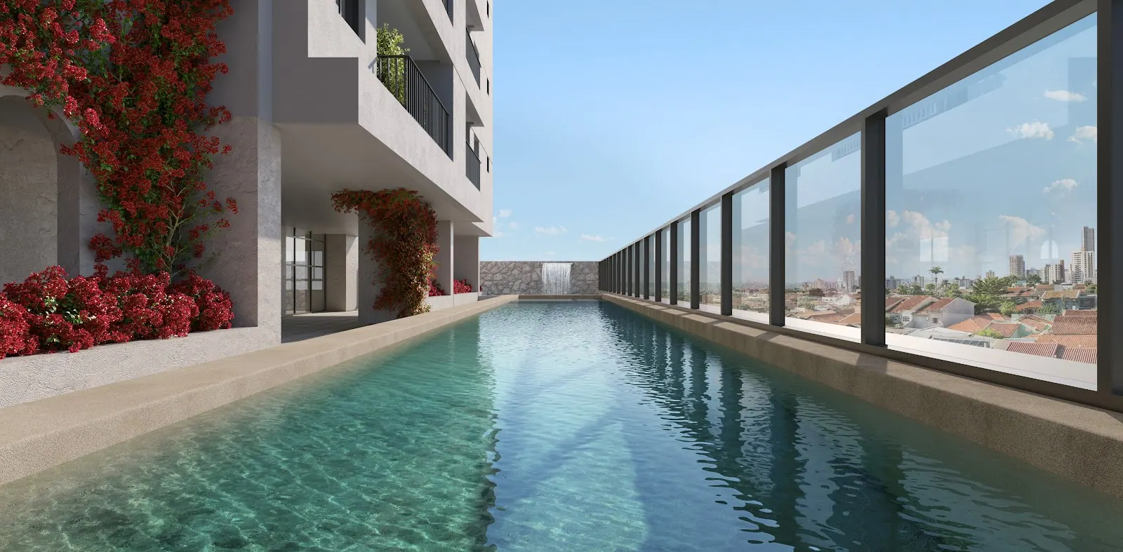 Piscina do Trip World Home