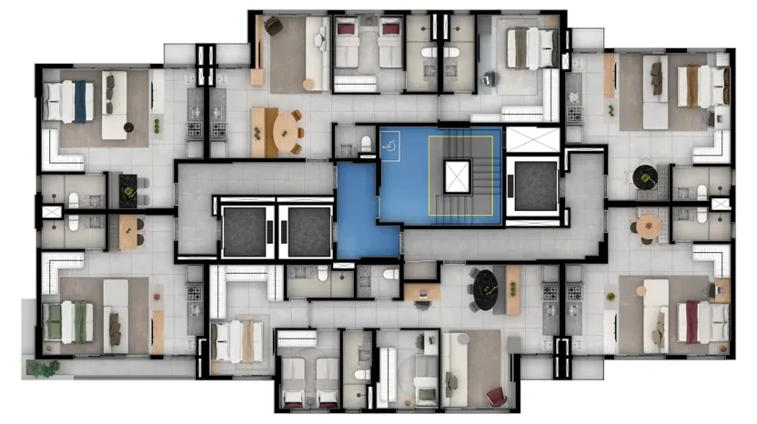 Planta do LIV: 4.4 Tipo 03 V04A