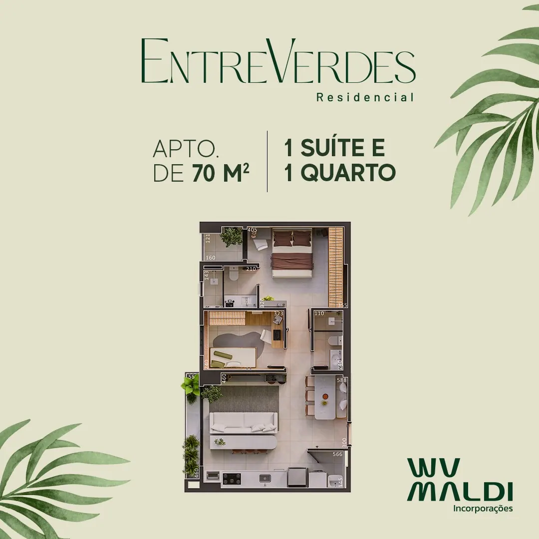 Perspectiva do EntreVerdes Residencial, imagem 3