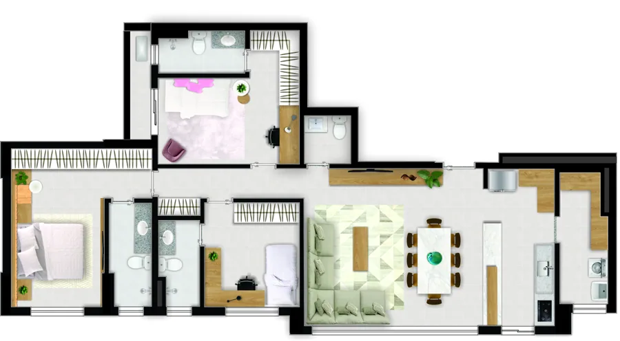 Planta do Bliss Enjoy Life: Planta