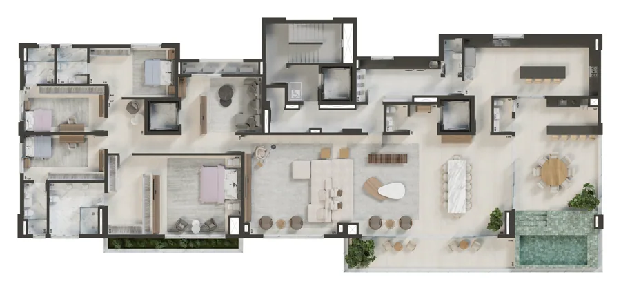 Planta do Ryad: Penthouse 02