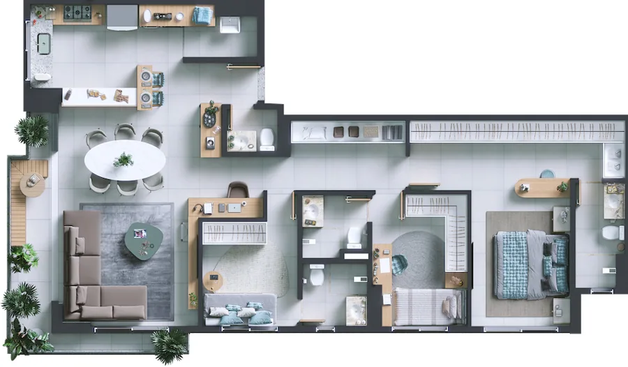 Planta do Alt 65: Planta