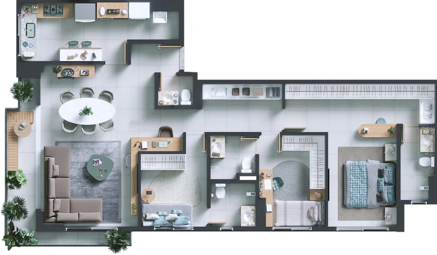 Planta do Alt 65: Planta