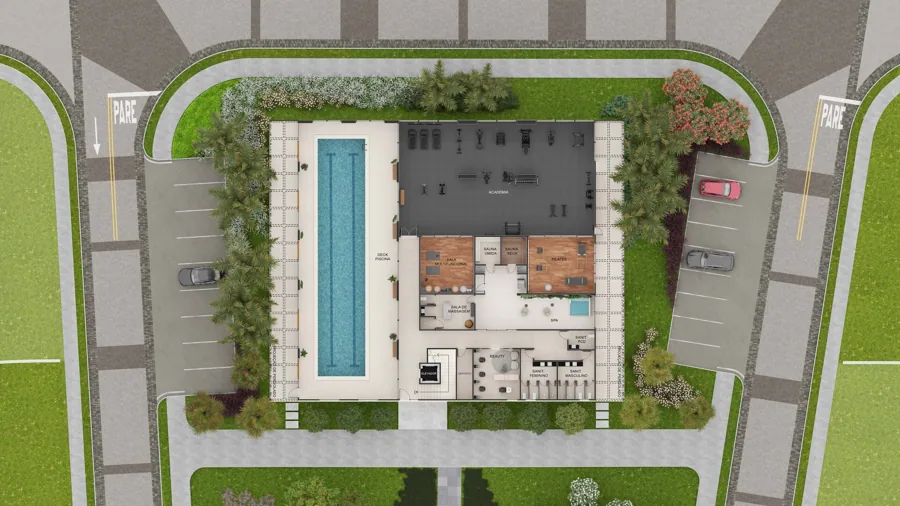 Planta do Citàge Santé: Ct Urb G3 54 Academia