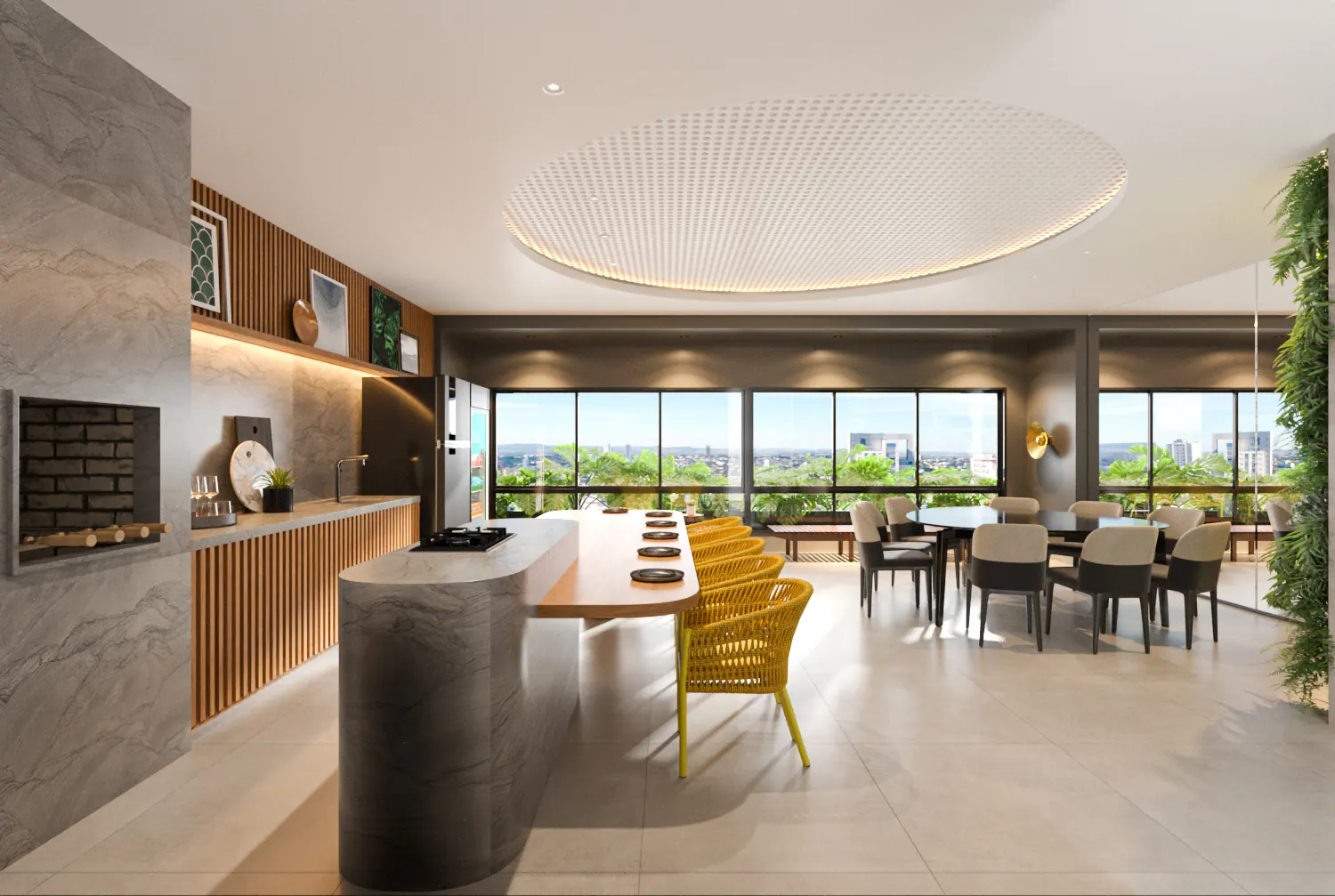 Espaço gourmet do Haut Compact Life