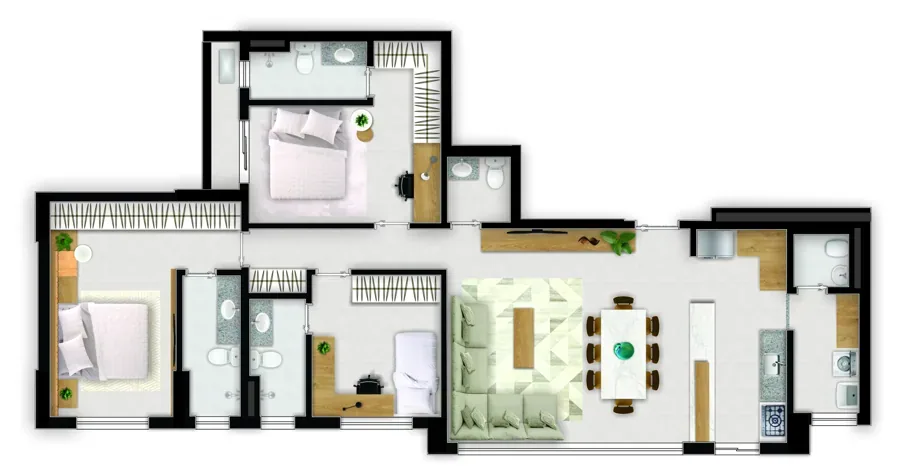 Planta do Bliss Enjoy Life: Planta