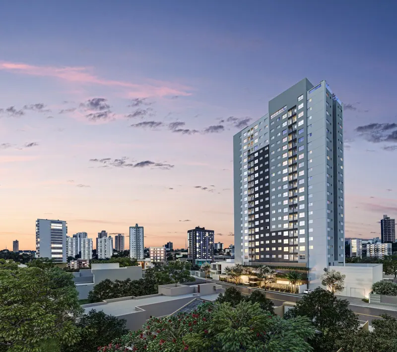 Fachada do Duo Sky Garden